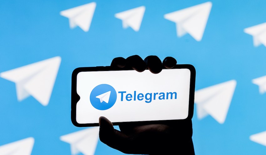 Hidden shared groups on Telegram